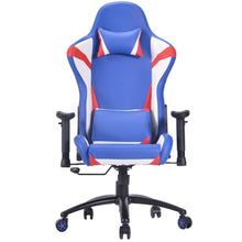 Load image into Gallery viewer, PRO-X SERIES/ 77E07 GAMING CHAIR (BLUE-RED-WHITE)