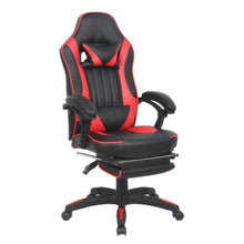 Load image into Gallery viewer, FOOTREST SERIES/ 313A GAMING CHAIR (BLACK & RED)