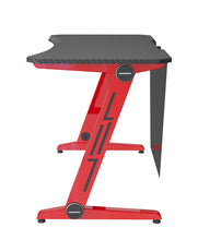 Load image into Gallery viewer, Z-SHAPE SERIES/ ES03 GAMING DESK(BLACK & RED)