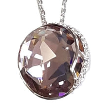 Load image into Gallery viewer, Swarovski Elements Crystal Rhinestone Pendant Necklace - Indigo