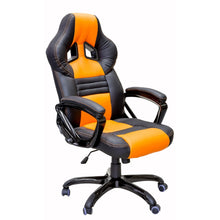 Load image into Gallery viewer, PRO-X SERIES/ 8706 GAMING CHAIR (BLACK & ORANGE)
