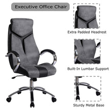 Load image into Gallery viewer, OFFICE SERIES/ 22H COMPUTER OFFICE CHAIR (GREY &amp; BLACK)
