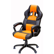 Load image into Gallery viewer, PRO-X SERIES/ 8706 GAMING CHAIR (BLACK & ORANGE)