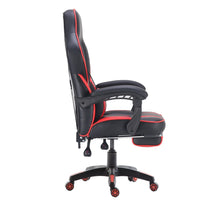 Load image into Gallery viewer, FOOTREST SERIES/ 055 GAMING CHAIR (BLACK & RED)