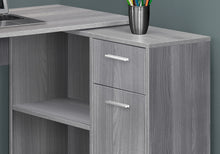 Load image into Gallery viewer, OFFICE SERIES - 46&quot;L / GREY WITH A STORAGE CABINET

