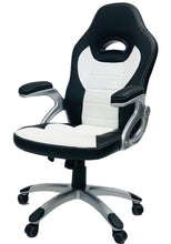 Load image into Gallery viewer, HAWK SERIES/ 2741 GAMING CHAIR (WHITE &amp; BLACK)

