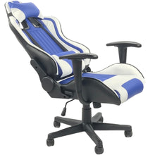 Load image into Gallery viewer, TITAN-X SERIES/ 1063 GAMING CHAIR (BLUE &amp; WHITE)
