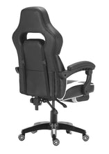 Load image into Gallery viewer, FOOTREST SERIES/ 055 GAMING CHAIR (BLACK & WHITE)