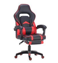 Load image into Gallery viewer, FOOTREST SERIES/ 055 GAMING CHAIR (BLACK & RED)