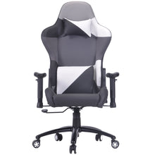 Load image into Gallery viewer, PRO-X SERIES/ 77D09 GAMING CHAIR (BLACK-GREY-WHITE)