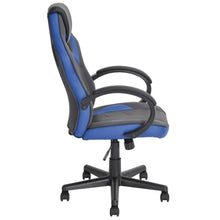 Load image into Gallery viewer, HAWK SERIES/ 4534 GAMING CHAIR (BLACK & BLUE)