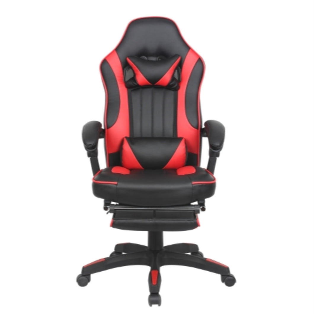 FOOTREST SERIES/ 313A GAMING CHAIR (BLACK & RED)