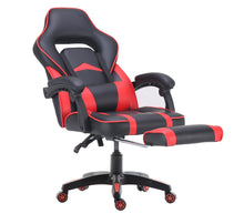 Load image into Gallery viewer, FOOTREST SERIES/ 055 GAMING CHAIR (BLACK & RED)