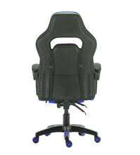 Load image into Gallery viewer, FOOTREST SERIES/ 055 GAMING CHAIR (BLACK & BLUE)