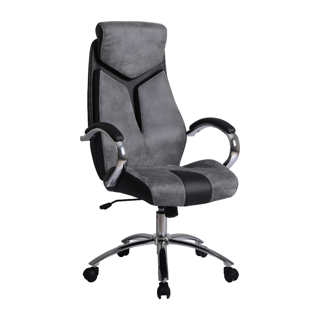 OFFICE SERIES/ 22H COMPUTER OFFICE CHAIR (GREY & BLACK)