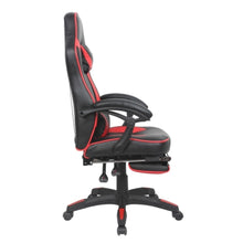 Load image into Gallery viewer, FOOTREST SERIES/ 313A GAMING CHAIR (BLACK & RED)