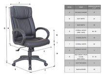 Load image into Gallery viewer, OFFICE CHAIRS/ 3H01 COMPUTER OFFICE CHAIR (BLACK)
