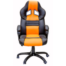 Load image into Gallery viewer, PRO-X SERIES/ 8706 GAMING CHAIR (BLACK & ORANGE)