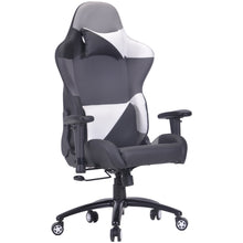 Load image into Gallery viewer, PRO-X SERIES/ 77D09 GAMING CHAIR (BLACK-GREY-WHITE)
