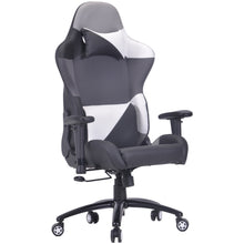 Load image into Gallery viewer, PRO-X SERIES/ 77D09 GAMING CHAIR (BLACK-GREY-WHITE)