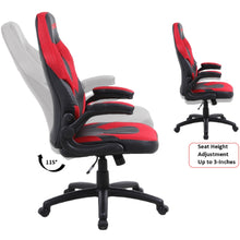 Load image into Gallery viewer, HAWK SERIES/ 2064 GAMING CHAIR (BLACK &amp; RED)
