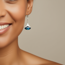 Load image into Gallery viewer, Swarovski Crystal Earrings Turquoise
