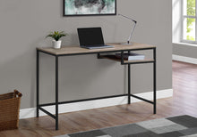 Load image into Gallery viewer, OFFICE SERIES - 48&quot;L / DARK TAUPE / BLACK METAL

