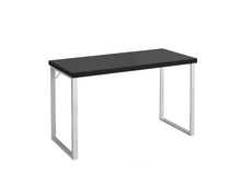 Load image into Gallery viewer, OFFICE SERIES - 48&quot;L / ESPRESSO / SILVER METAL
