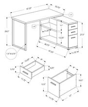 Load image into Gallery viewer, OFFICE SERIES - GREY LEFT OR RIGHT FACING CORNER
