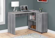 Load image into Gallery viewer, OFFICE SERIES - 46&quot;L / GREY WITH A STORAGE CABINET
