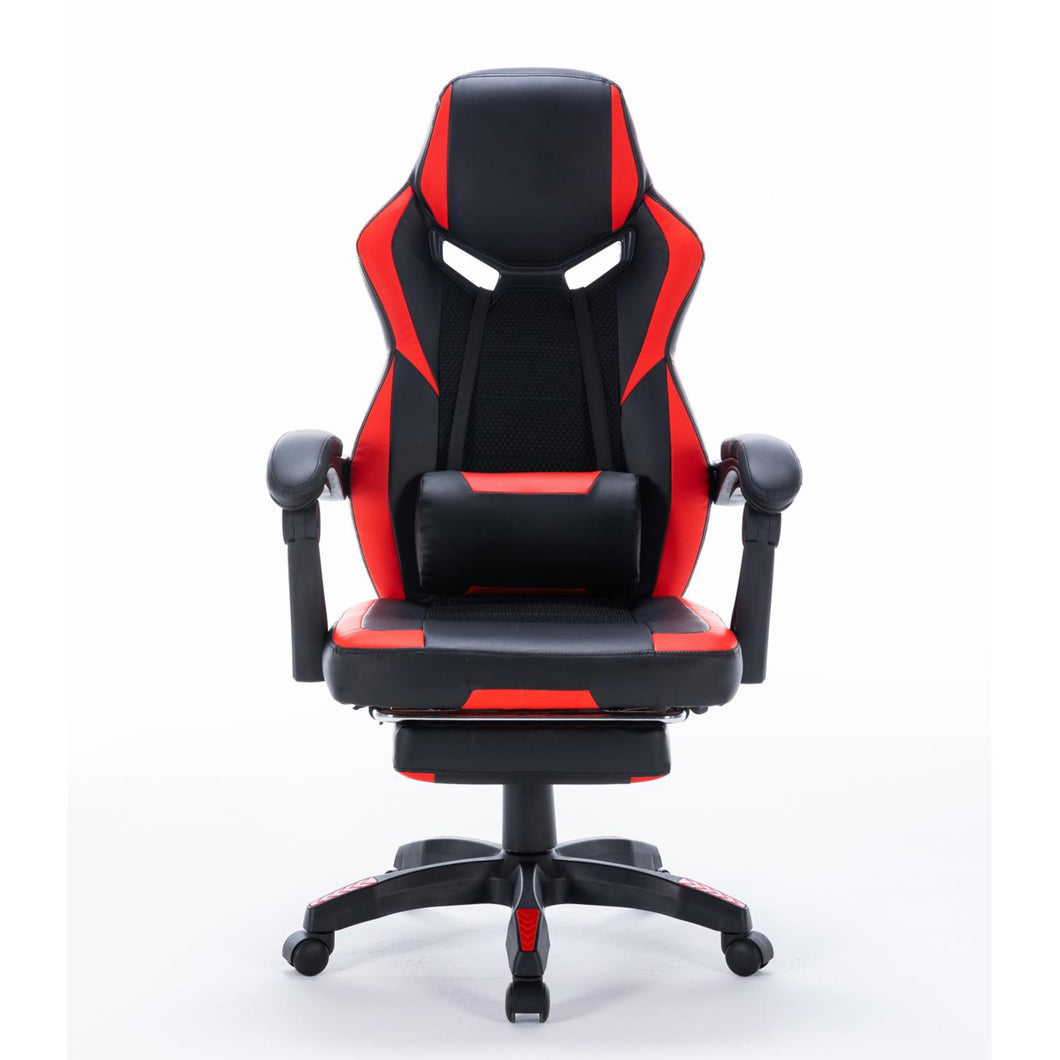 FOOTREST SERIES/ 8221 GAMING CHAIR (BLACK & RED)