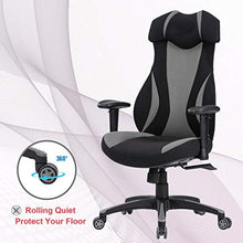 Load image into Gallery viewer, PRO-X SERIES/ 185 GAMING CHAIR (BLACK &amp; GREY)
