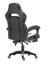 Load image into Gallery viewer, FOOTREST SERIES/ 055 GAMING CHAIR (BLACK &amp; WHITE)
