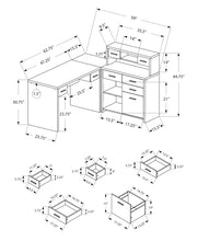 Load image into Gallery viewer, OFFICE SERIES - ESPRESSO LEFT OR RIGHT FACING CORNER
