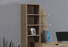 Load image into Gallery viewer, OFFICE SERIES - 55&quot;L / DARK TAUPE WITH BOOKCASE
