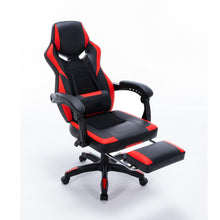 Load image into Gallery viewer, FOOTREST SERIES/ 8221 GAMING CHAIR (BLACK &amp; RED)
