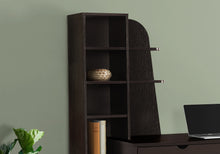 Load image into Gallery viewer, OFFICE SERIES - 55&quot;L / ESPRESSO WITH BOOKCASE
