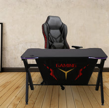 Load image into Gallery viewer, LED GAMING SERIES/ 4542 GAMING CHAIR (BLACK)
