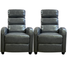 Load image into Gallery viewer, LUXURY SERIES/ 810 THEATRE GAMING RECLINER SET OF 2 (GREY)
