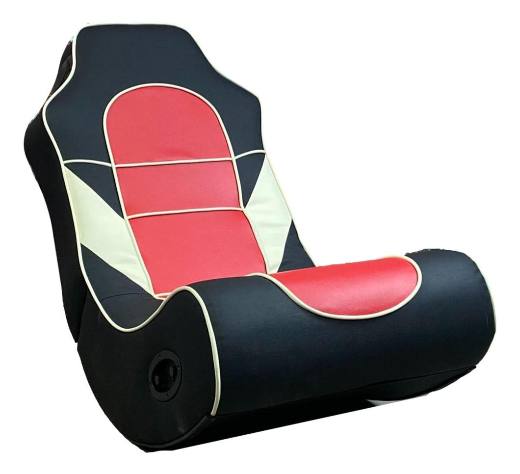 ROCKER SERIES/ A133 GAMING CHAIR (BLACK-RED-WHITE)