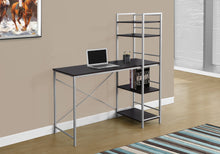 Load image into Gallery viewer, OFFICE SERIES - 48&quot;L / ESPRESSO TOP / SILVER METAL
