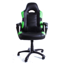 Load image into Gallery viewer, HAWK SERIES/ 8701 GAMING CHAIR (BLACK &amp; GREEN)
