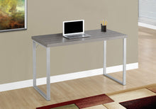 Load image into Gallery viewer, OFFICE SERIES - 48&quot;L / DARK TAUPE / SILVER METAL
