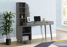 Load image into Gallery viewer, OFFICE SERIES - 55&quot;L / GREY WITH BOOKCASE
