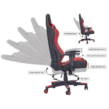 Load image into Gallery viewer, PRO-X SERIES/ 7001 GAMING CHAIR (BLACK-RED-WHITE)
