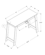 Load image into Gallery viewer, OFFICE SERIES - 42&quot;L / ESPRESSO WITH A STORAGE DRAWER
