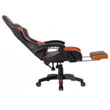 Load image into Gallery viewer, FOOTREST SERIES/ 3026 GAMING CHAIR (BLACK &amp; ORANGE)
