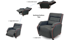 Load image into Gallery viewer, LUXURY PRO/ R100 GAMING RECLINER (BLACK)
